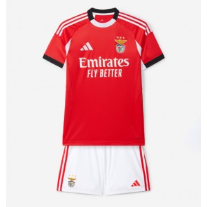 Benfica Jalkapallovaatteet Lasten Kotipeliasu 2025-26 Lyhythihainen (+ Lyhyet housut)
